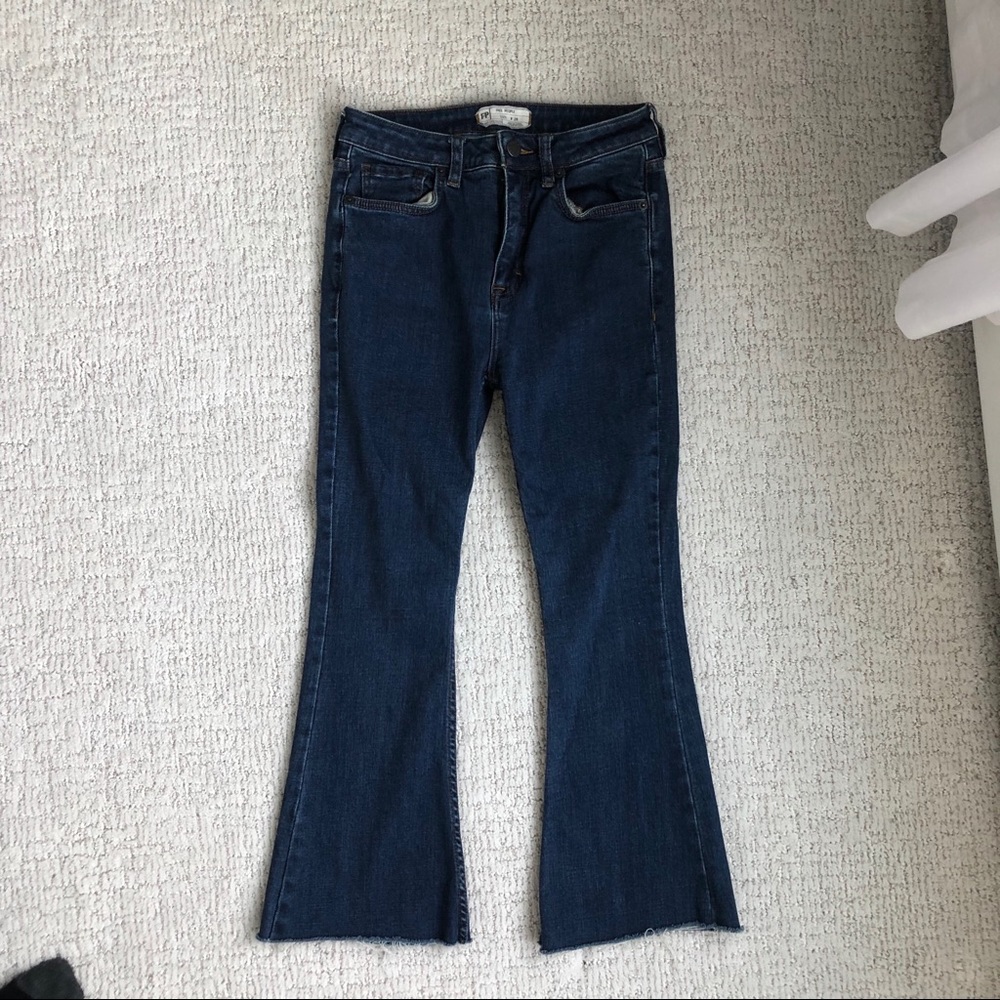 Free people high rise flared jeans